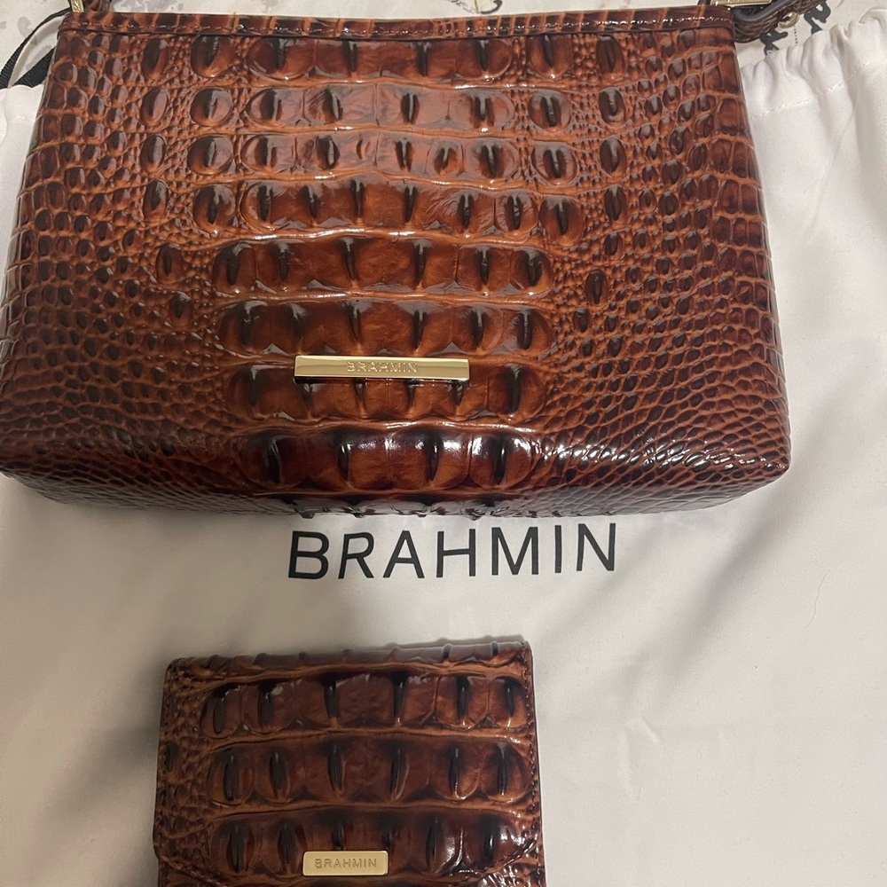Brahmin bag and wallet
